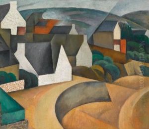 Village In Britanny by Pavel Kotlarevsky