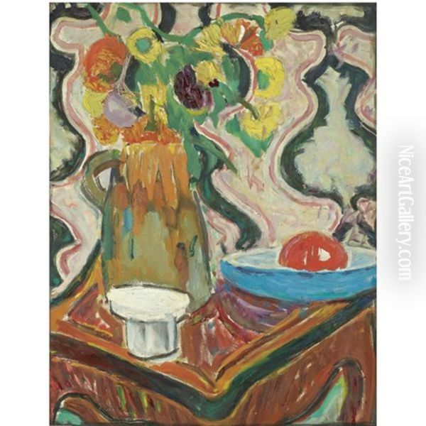 Still Life With Vase Of Flowers - view 1