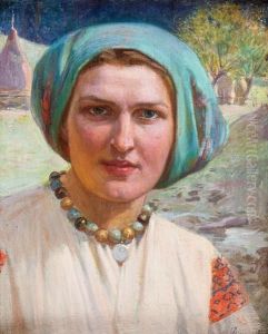 Portret Kobiety W Chuscie