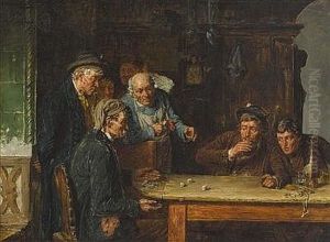 Wurfelspieler by Hugo Kotschenreiter