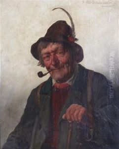 Portrait Of A Man With A Pipe