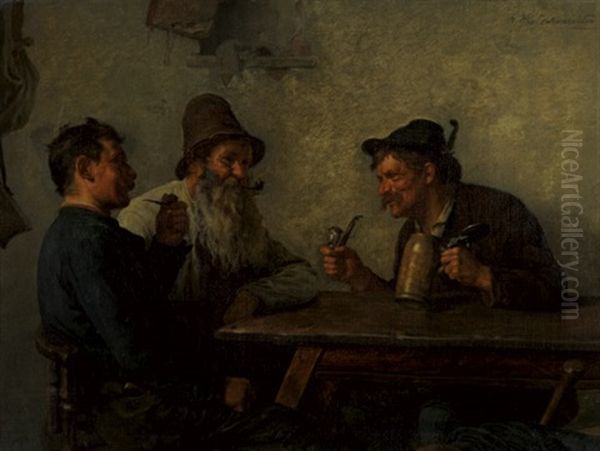 Drei Bauern Im Wirtshaus - view 1