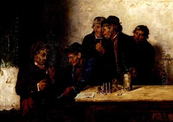 Men In A Tavern - view 1