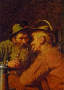 Gemutliches Gesprach by Hugo Kotschenreiter