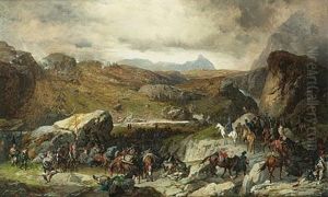 General Suvorov Traversing The St. Gothard Pass