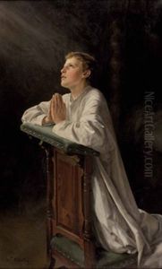 Betender Knabe - Morgengebet by Wilhelm von Kotzebue
