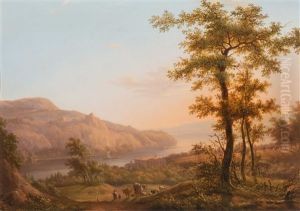 The Meuse Valley At Huy, Belgium