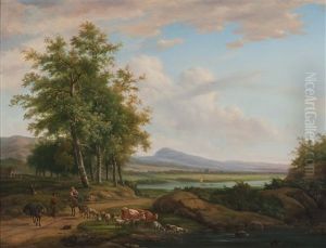 De Rivier De Aar, Kanton Bern by Jacob van Kouwenhoven