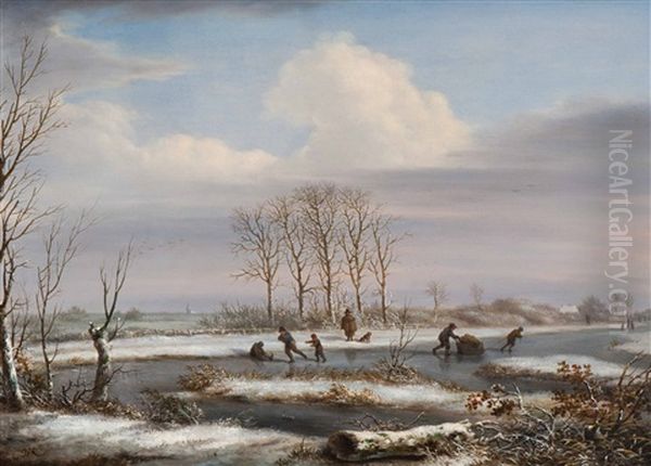 Field And A View Of A Mill Near Rotterdam During Summer (+ Another; 2 Works) - view 1