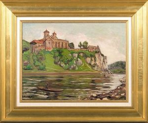 View Over The Benedictine Abbey Of Tyniec