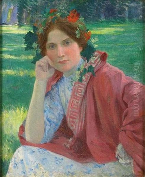 Jeune Femme Pensive - view 1