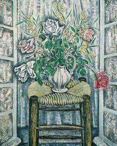 Bouquet De Roses Et Mimosas by Sei Koyanagui