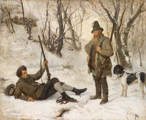 Hunters In Winter Hunters In Winter