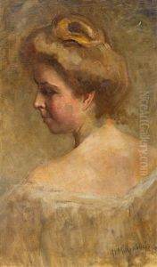 Portrait Of A Lady by Hendrik Maarten Krabbe