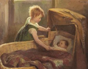At The Cradle by Hendrik Maarten Krabbe