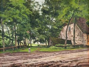 By The Mill by Iosif Evstafevich Krachkovsky
