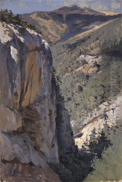 Mountainous Ravine At Ay-vasil, Crimea - view 1