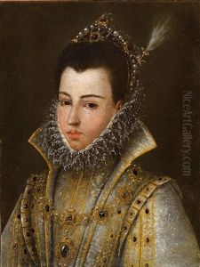 Bildnis Einer Dame, Moglicherweise Die Infantin Katharina Michaela Von Spanien
