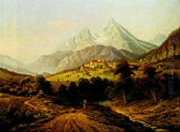 Blick Auf Berchtesgaden Mit Dem Watzmann - view 1