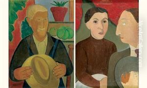 L'homme Au Chapeau (+ Le Couple, Verso) by Nathalie Kraemer