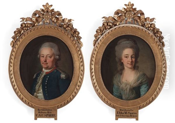 Fredrik Adolf Ulrik Sparre Of Rossvik (1746-1812) & Ebba Margareta Sparre, Born De Geer Of Leufsta (1756-1814) - view 1