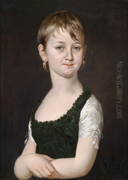 Bildnis Eines Jungen Madchens, Traditionell Identifiziert Als Eine Prinzessin Zu Lowensteinwertheim - view 1