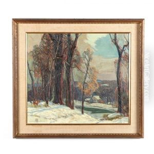 Winter Landscape by Carl Rudolph Krafft