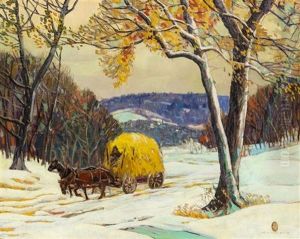 Abounding In Snow by Carl Rudolph Krafft