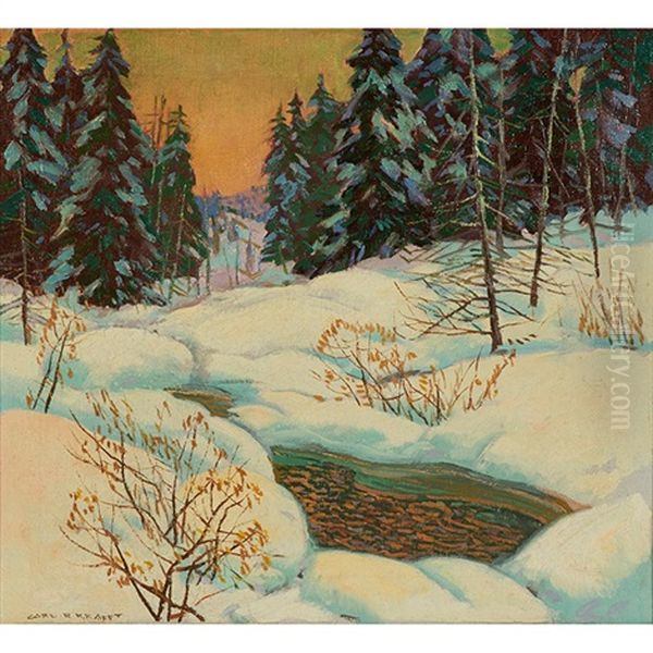 Winter Sunset Glow - view 1