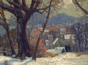 Arcadia Forest Landscape by Carl Rudolph Krafft