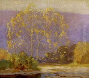 Decorative Sycamores by Carl Rudolph Krafft