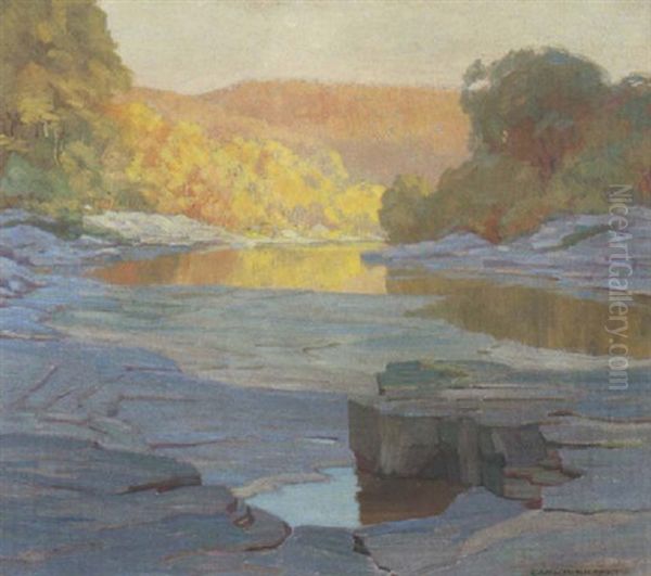 Meandering River, Ozark Mountains - view 1