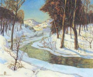 Winter Sunlight by Carl Rudolph Krafft