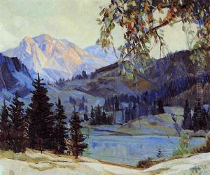 Mountain Landscape by Carl Rudolph Krafft