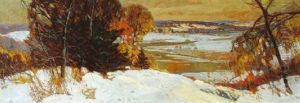 The Valley In Snow The Valley In Snow