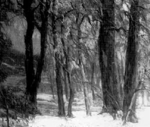 Impressionistic Fall Landscape by Carl Rudolph Krafft