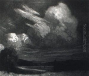 Clouds At Sundown by Carl Rudolph Krafft