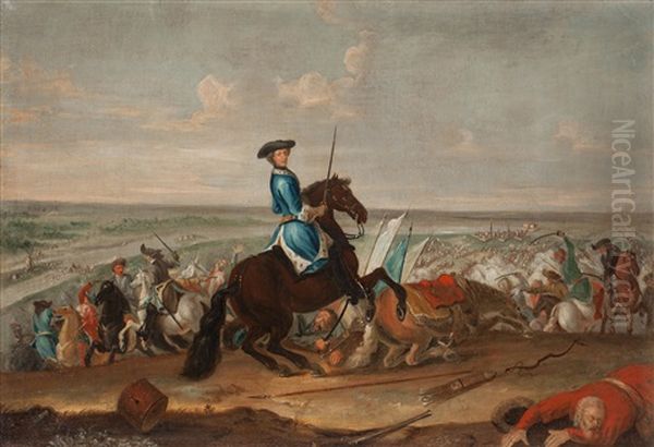 King Charles Xii At The Battle Of Narva - view 1