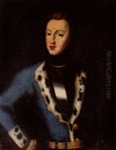 Karl Xii I Brostharnesk Och Palsbramad Rock