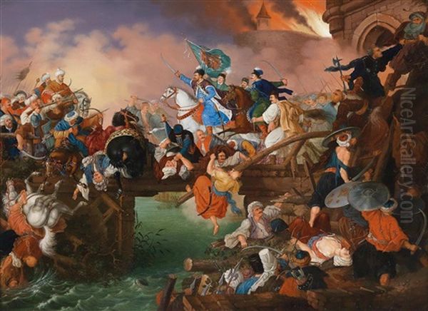 Zrinyis Ausfall 1566 - view 1
