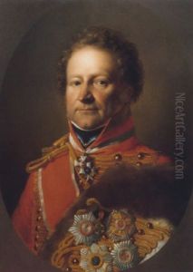 Bildnis Des Grafen Ignaz Gyulay Von Naros-nemeth Und Nadaska by Johann-Peter Krafft