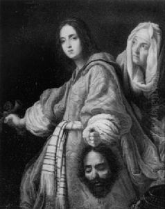 Judith Mit Dem Haupt Des Holofernes by Maria (Marie Troll) Krafft