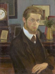Selbstportrat by Willibald Krain