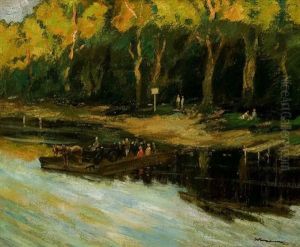 Die Fahre by Willibald Krain