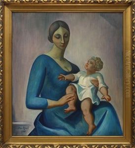 Mother With Child by Jaroslav Kral