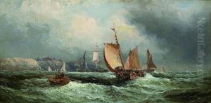 Vor Der Englischen Kuste Bei Dover