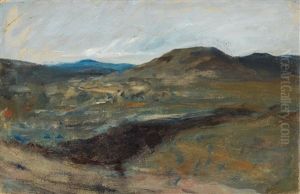 Landscape Study Of Palestine by Johann Victor Kramer