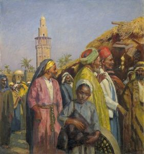 Orientalischer Bazar In Gaza
