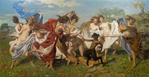 Tanz Der Nymphen by Johann Victor Kramer