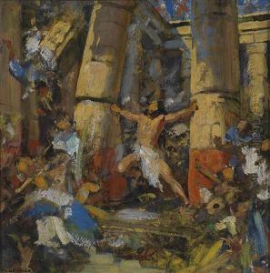 Der Tanzenden Simson (samson) by Johann Victor Kramer